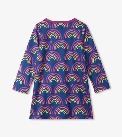 Rainbow Dreams Long Sleeve Girls Nightgown