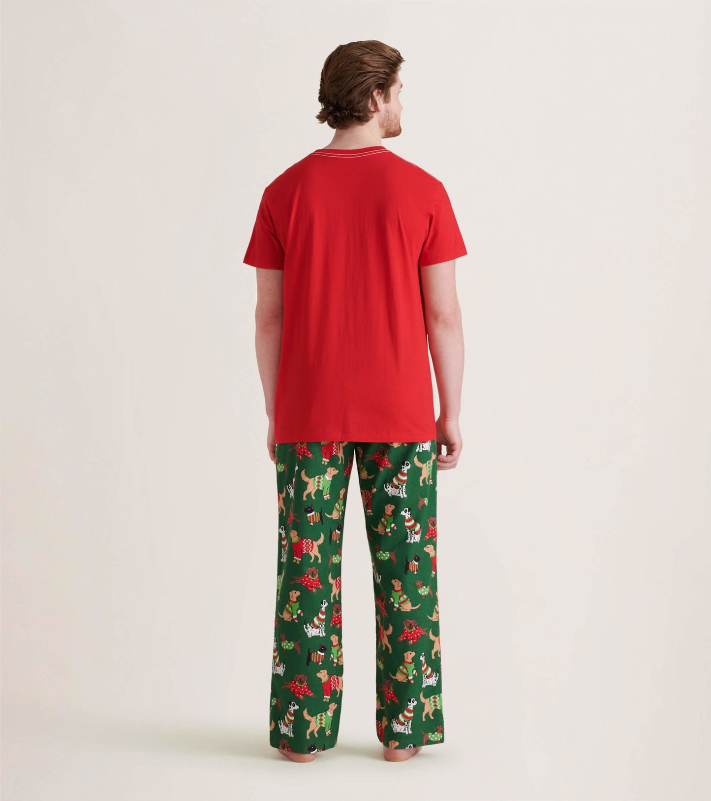 Woofing Christmas Men's Flannel Pajama Pants