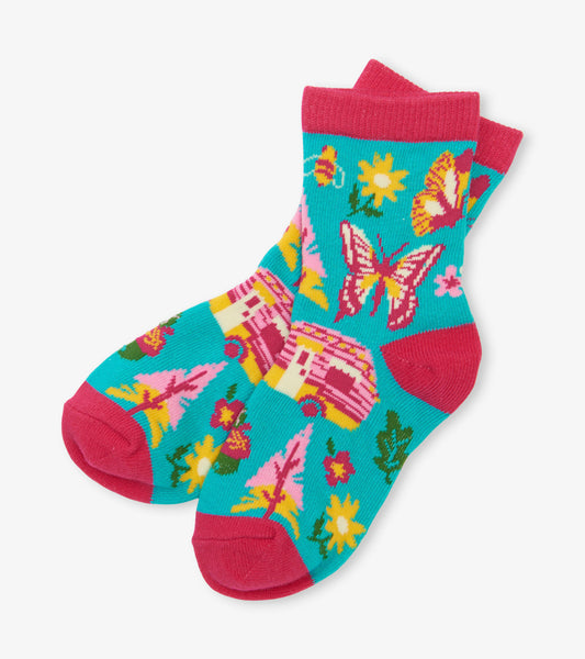 Glamping Kids Crew Socks