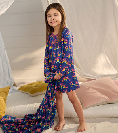 Rainbow Dreams Long Sleeve Girls Nightgown