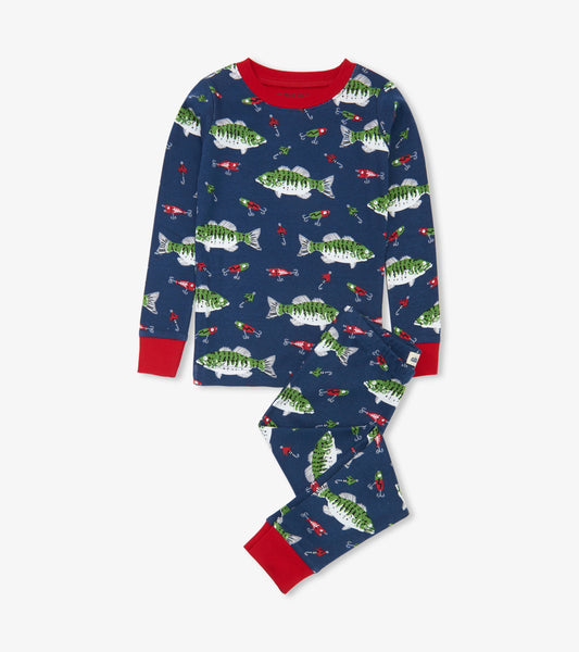 Gone Fishing Kids Pajama Set