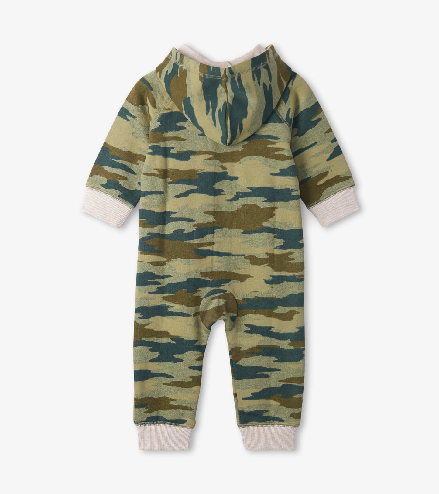 Camo Bear Heritage Full Zip Baby Romper