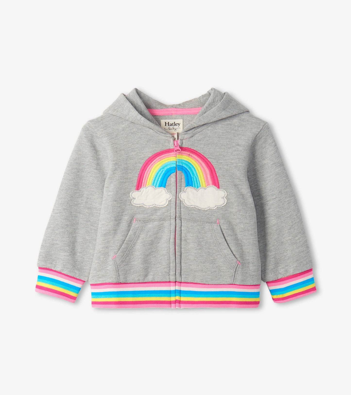 Over The Rainbow Baby Full Zip Hoodie