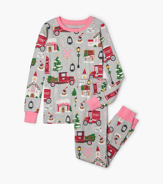 Christmas Village kids pajama set