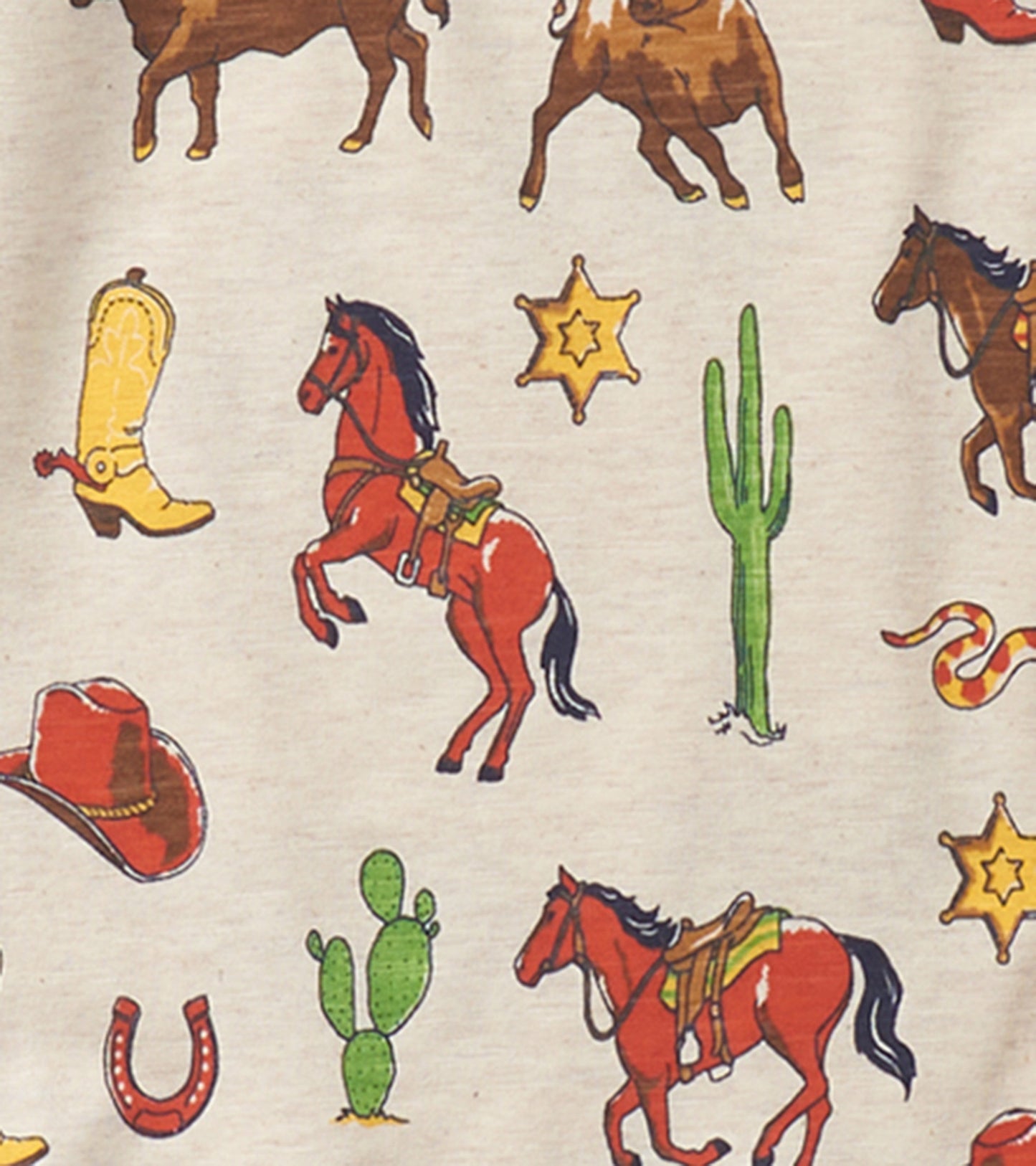 Boys Vintage Rodeo Pajama Set