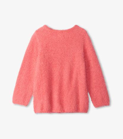 Magical Rainbow Shimmer Fuzzy Sweater