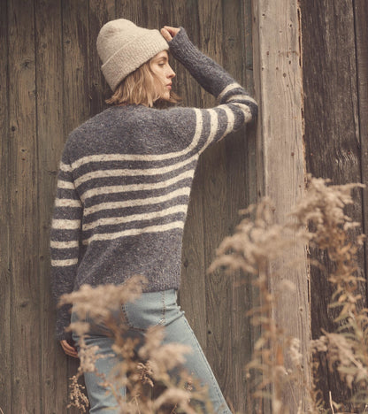 Everywhere Sweater - Navy Flex Stripes