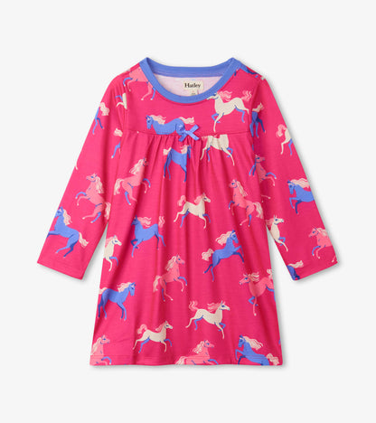 Dreamland Horses Long Sleeve Nightdress