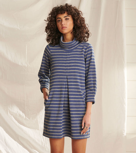 Taylor Dress - Midnight Stripe