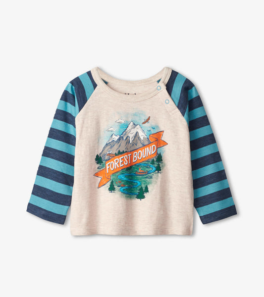 Forest Bound Raglan Baby Tee