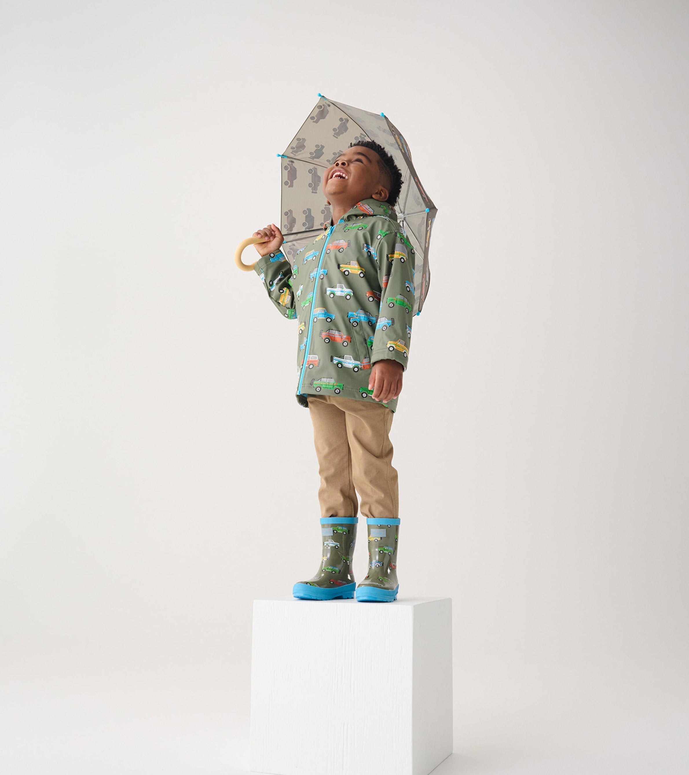 Boys Off-Roading Zip-Up Raincoat