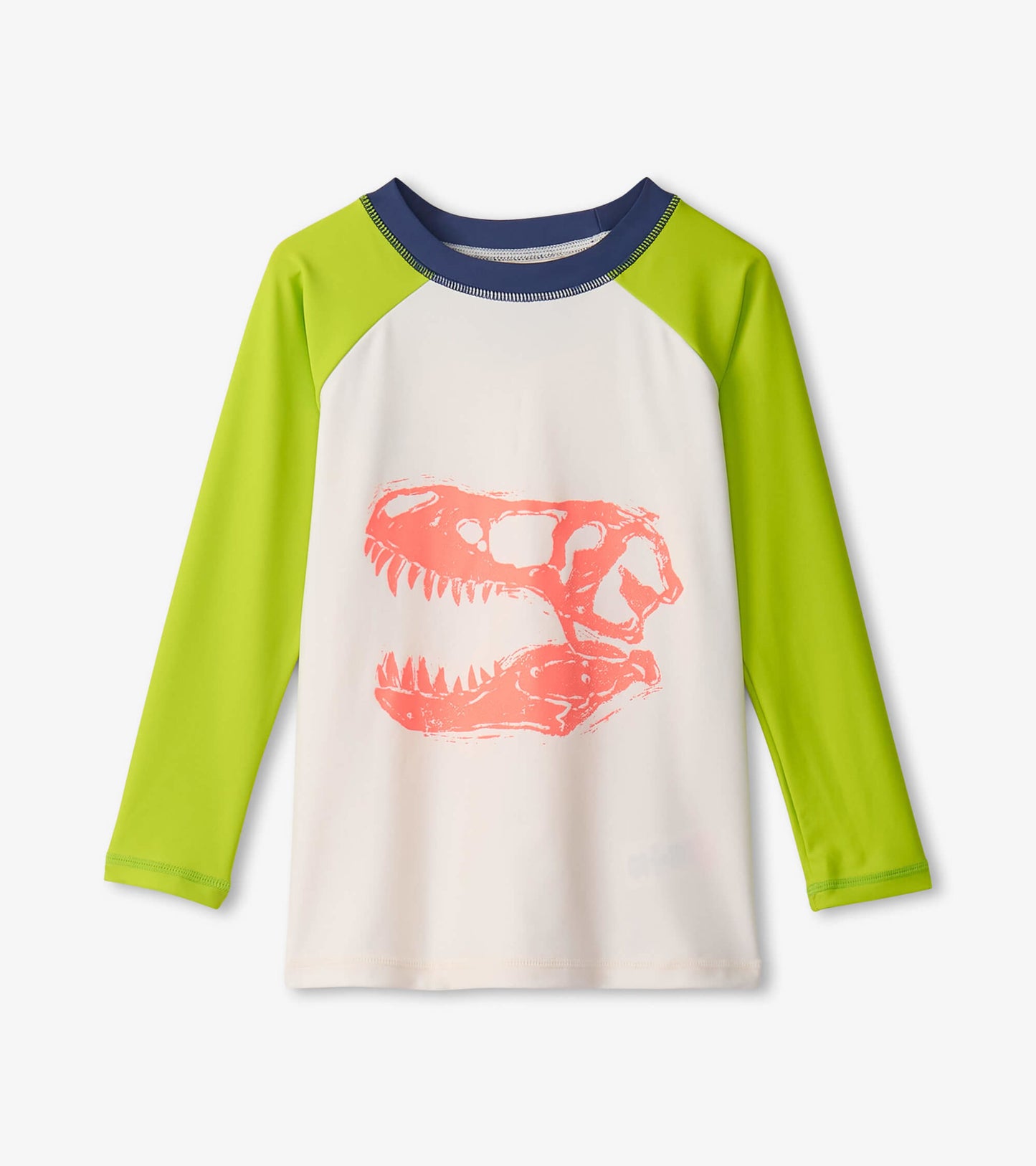 Boys Dino Skull Long Sleeve Rashguard