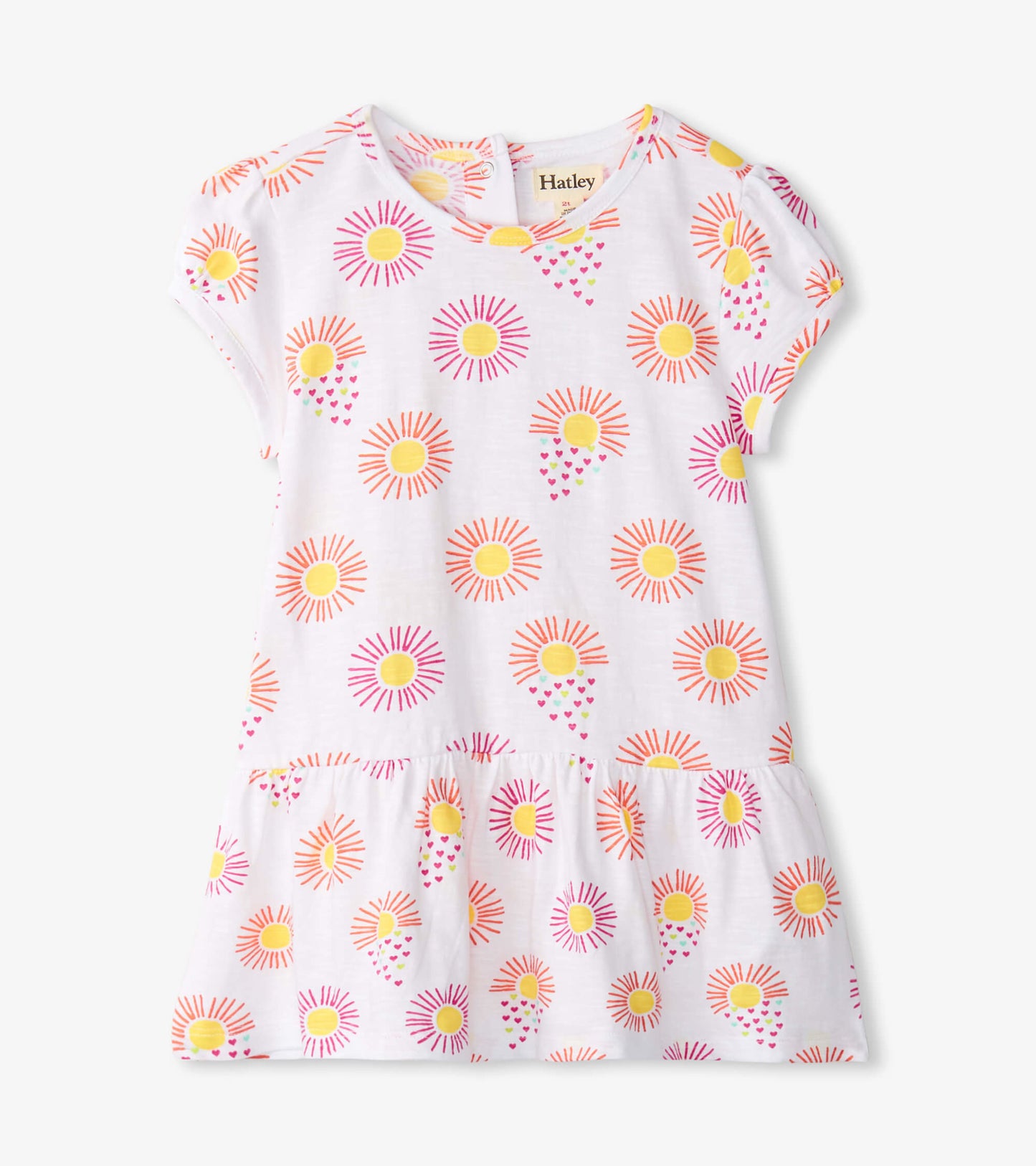 Baby & Toddler Girls Heart Suns Gathered Dress