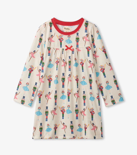 Nutcracker Long Sleeve Girls Nightgown