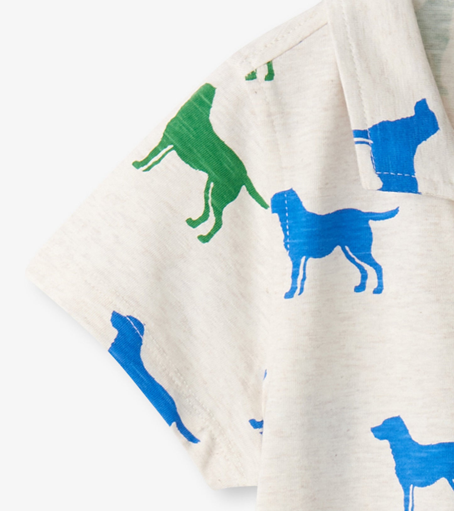 Baby & Toddler Boys Dog Silhouette Jersey Button Down