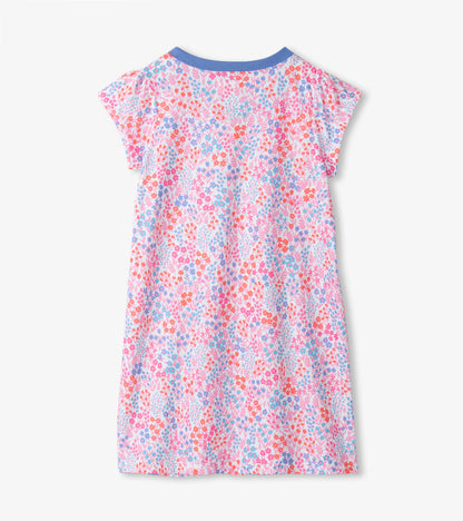 Girls Ditsy Floral Short Sleeve Nightgown