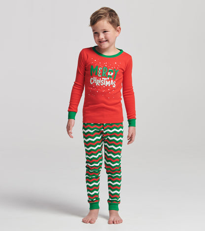 Kids Merry Christmas Pajama Set