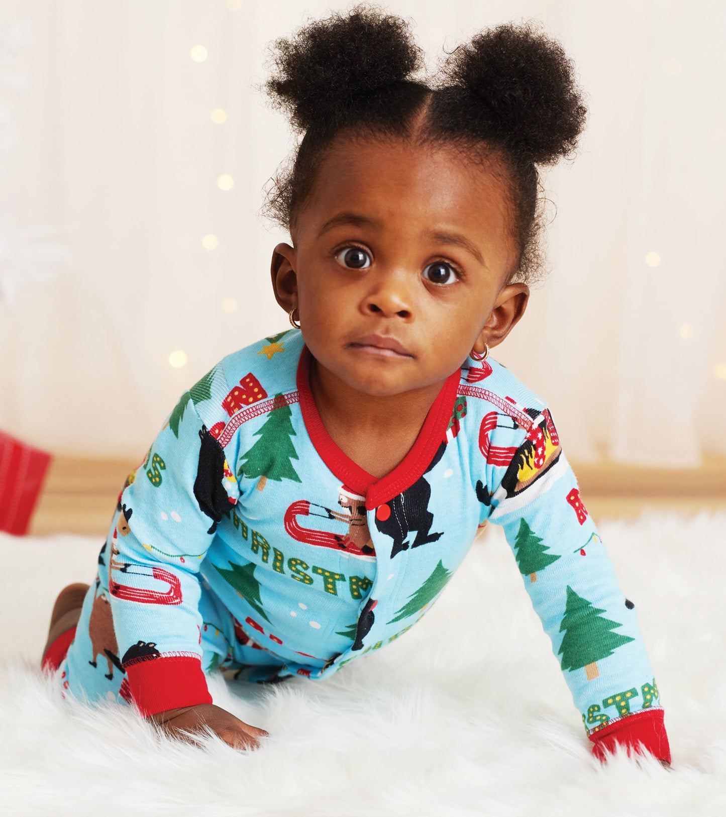 Wild About Christmas Baby Union Suit