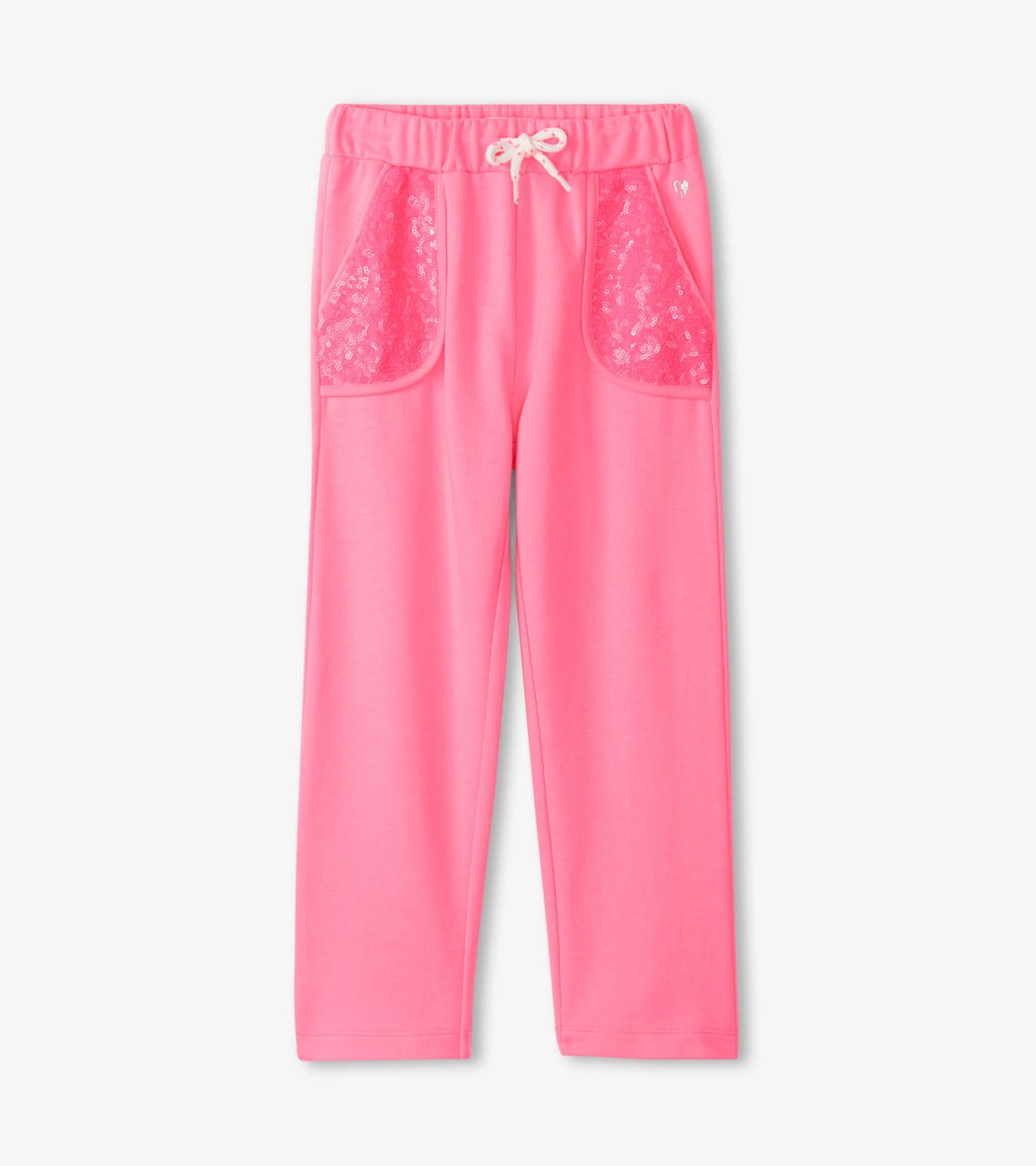 Girls Pink Neon Track Pants