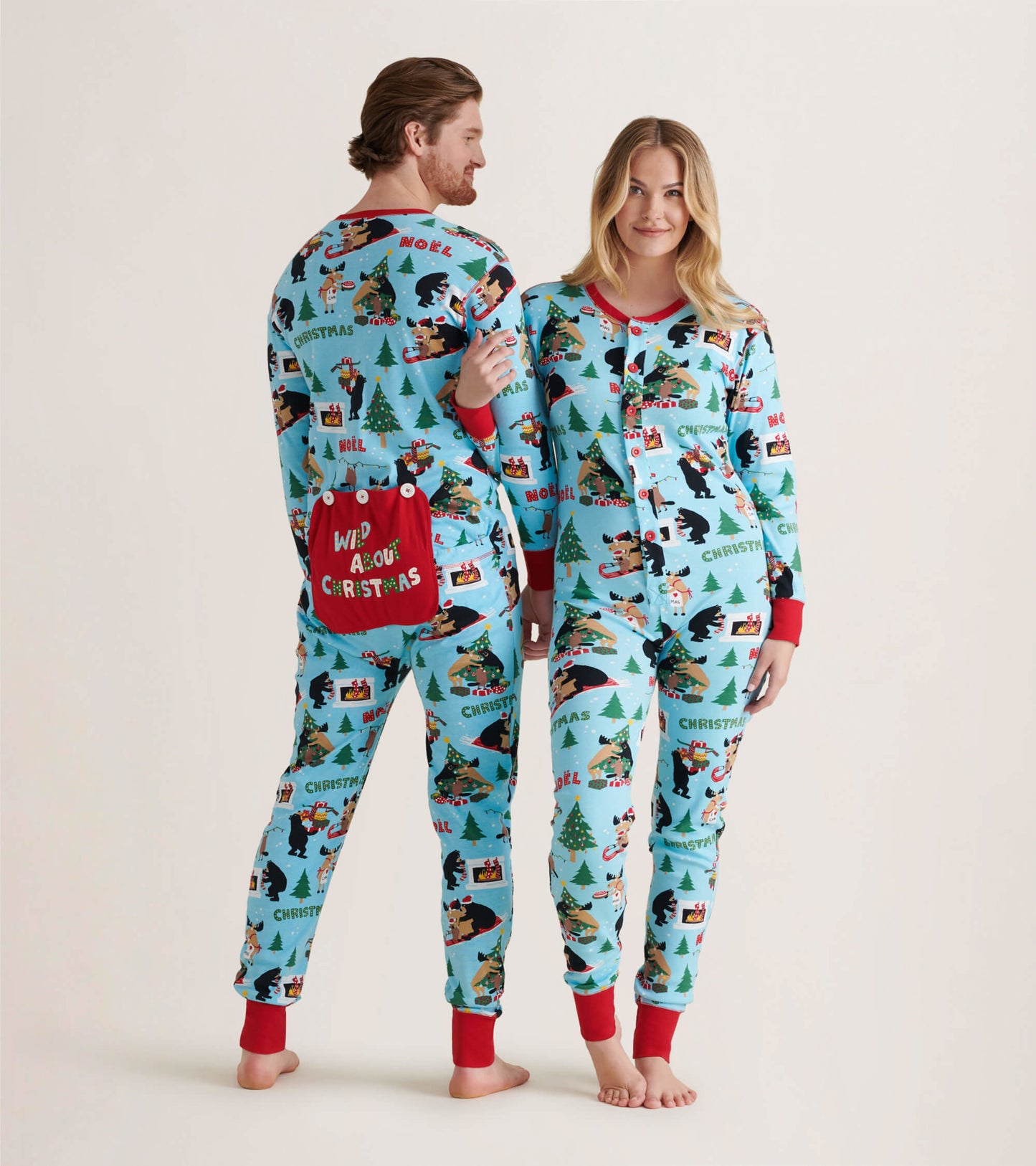 Wild About Christmas Adult Union Suit