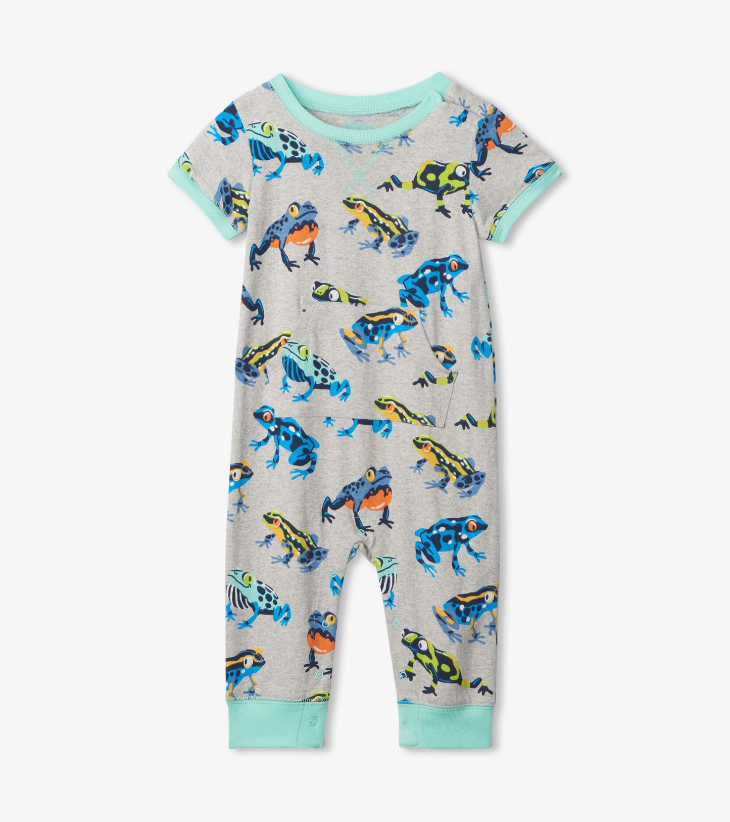 Leaping Frogs Baby Romper