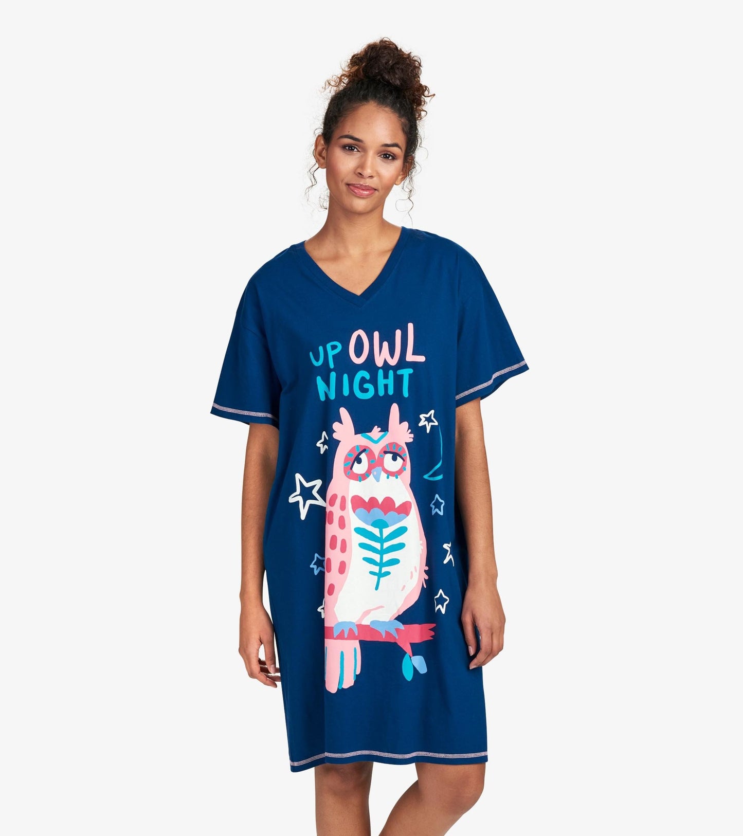 Up Owl Night Women's Sleepshirt