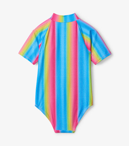 Jelly Bean Rainbow Rashguard One Piece