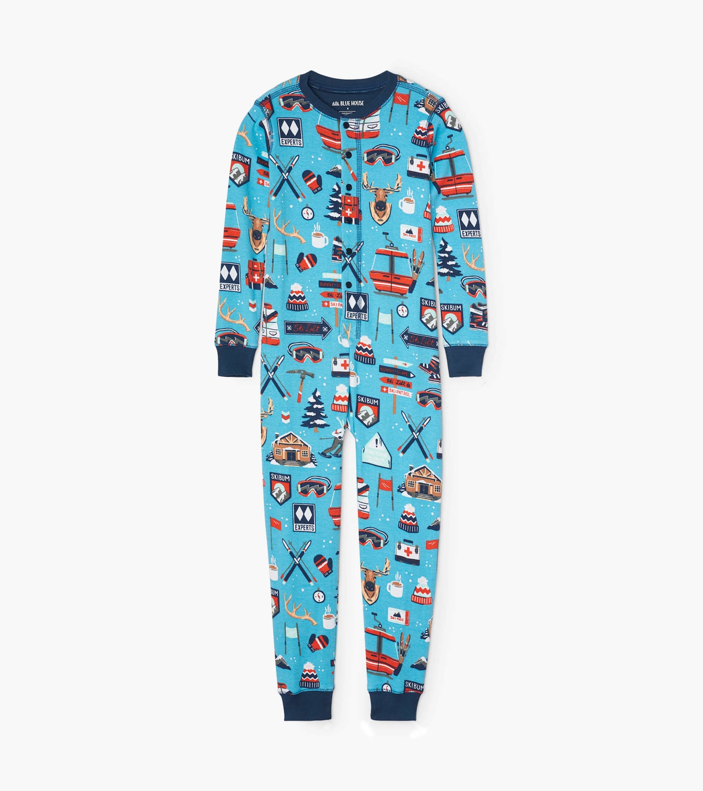 Ski Holiday kids union suit