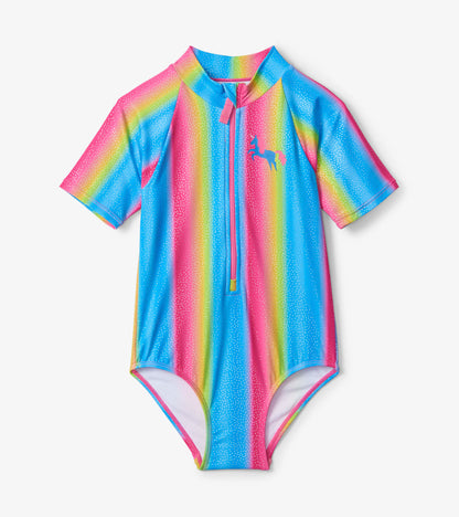 Jelly Bean Rainbow Rashguard One Piece