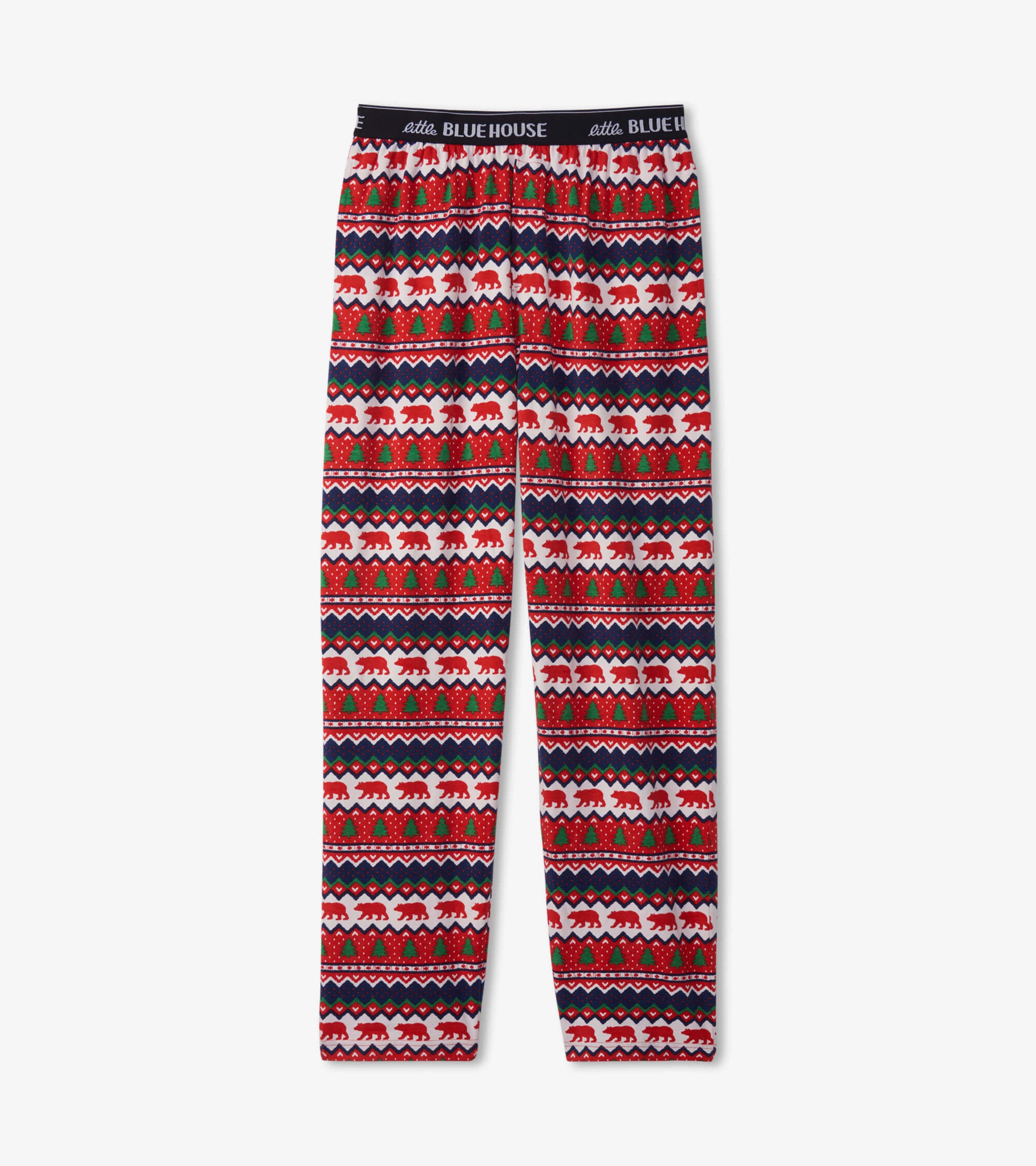 Moose fair isle pajamas sale