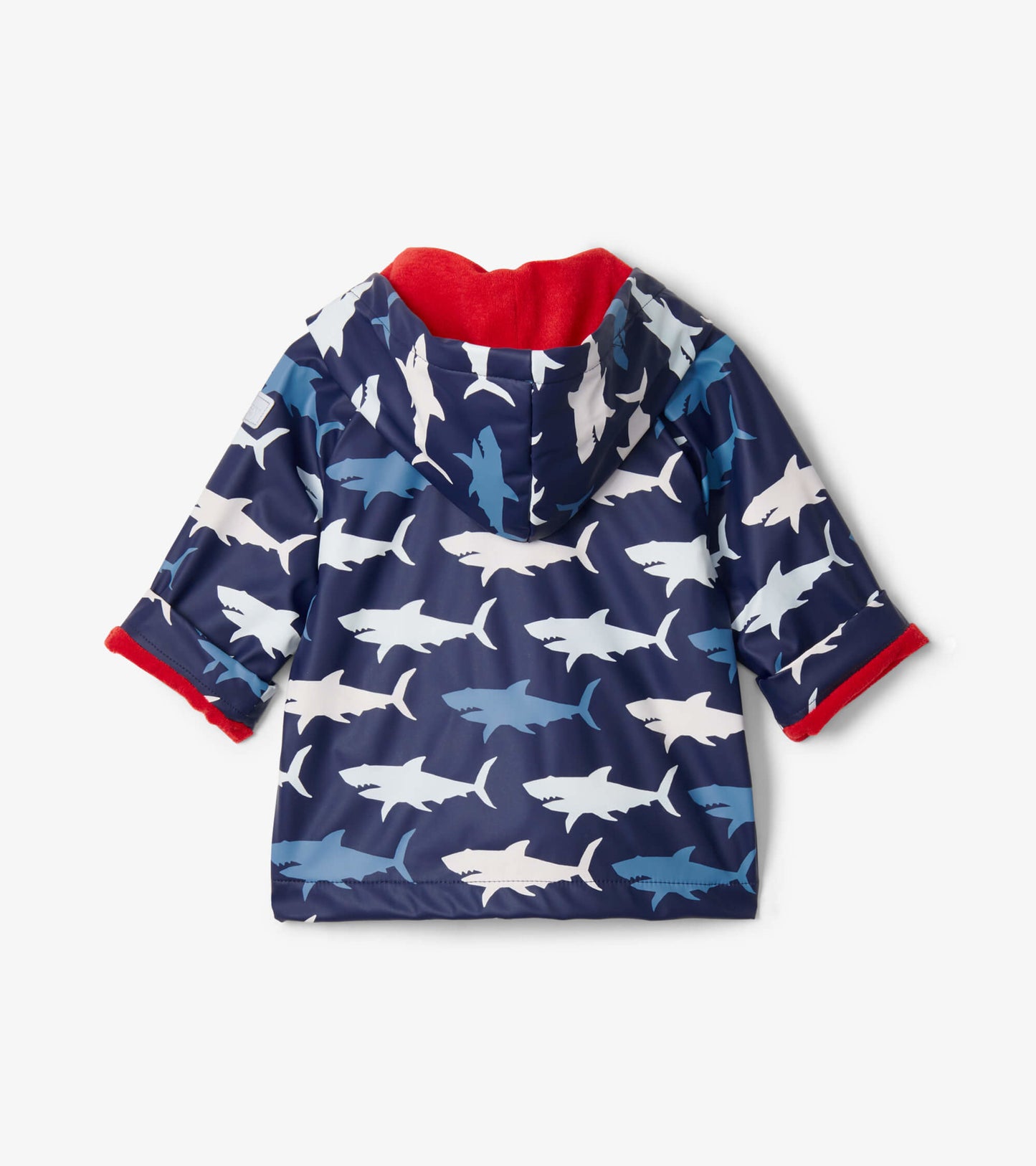 Hungry Sharks Baby Raincoat