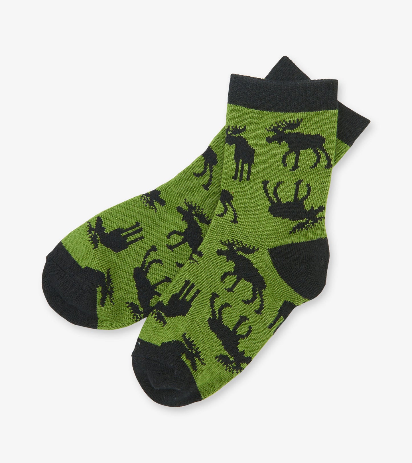 Forest Moose Kids Crew Socks