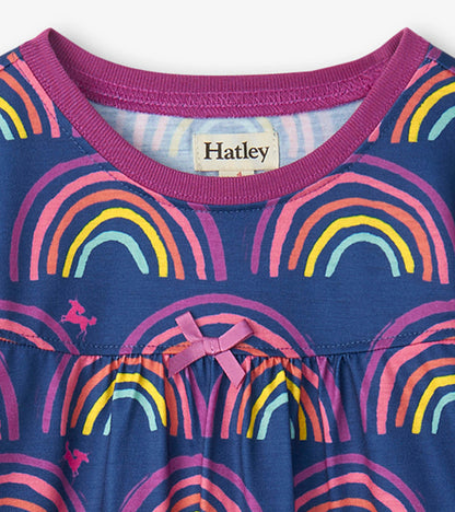 Rainbow Dreams Long Sleeve Girls Nightgown