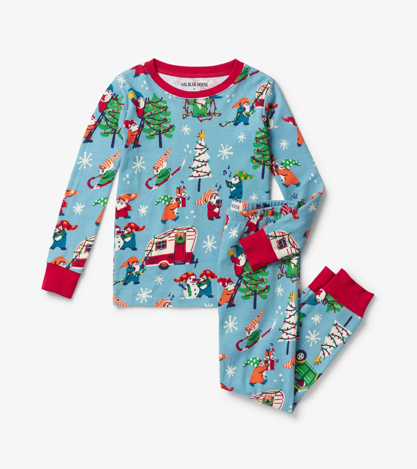 Gnome For The Holidays Kids Pajama Set