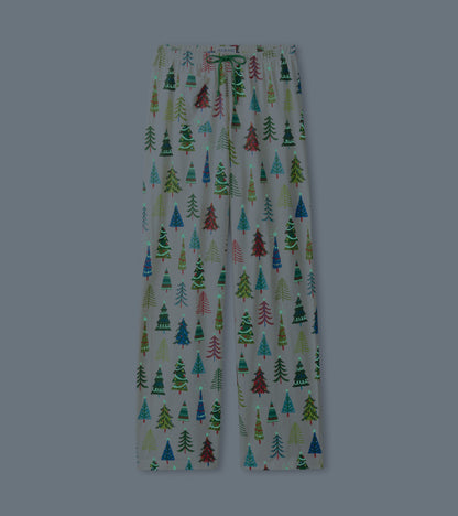 Women's Christmas Trees Jersey Pajama Pants