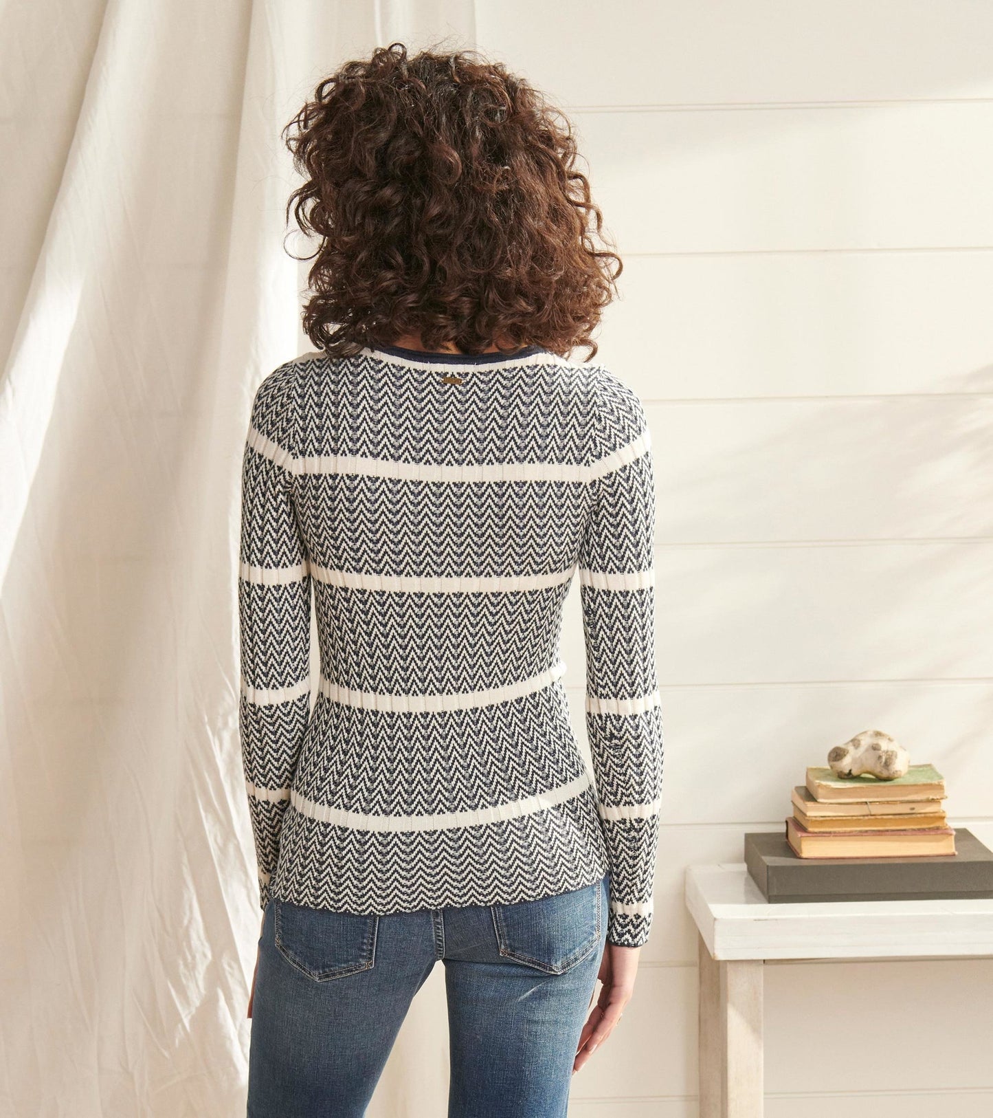 Zig Zag Sweater - Maritime