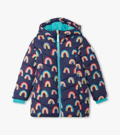 Vivid Rainbows Puffer Jacket