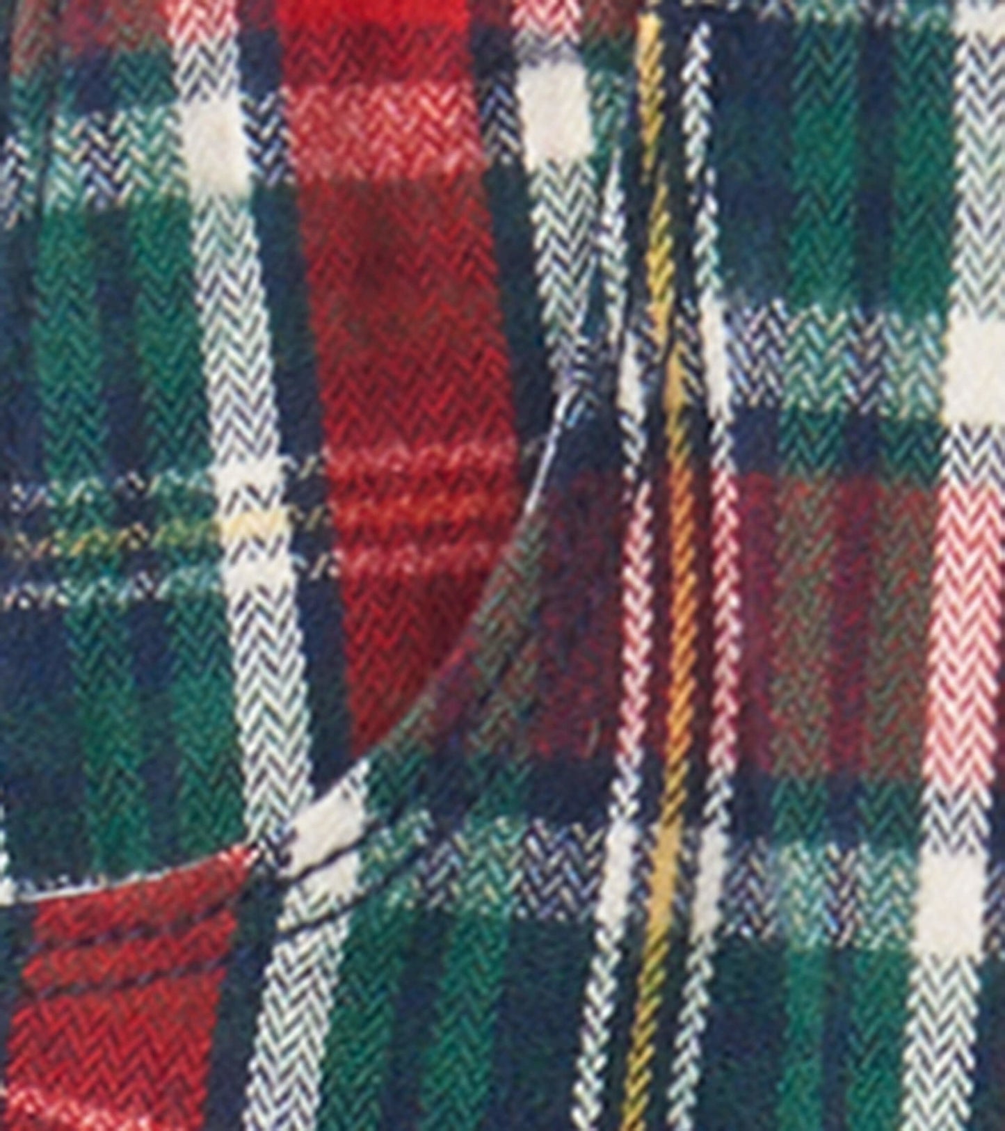 Christmas Plaid Straight Leg Pants