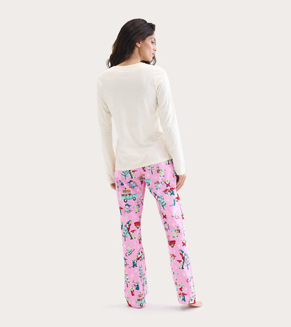 Women's Gnome For The Holidays Jersey Pajama Pants