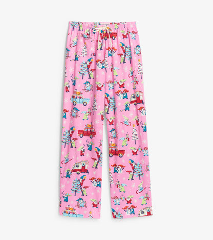 Women's Gnome For The Holidays Jersey Pajama Pants