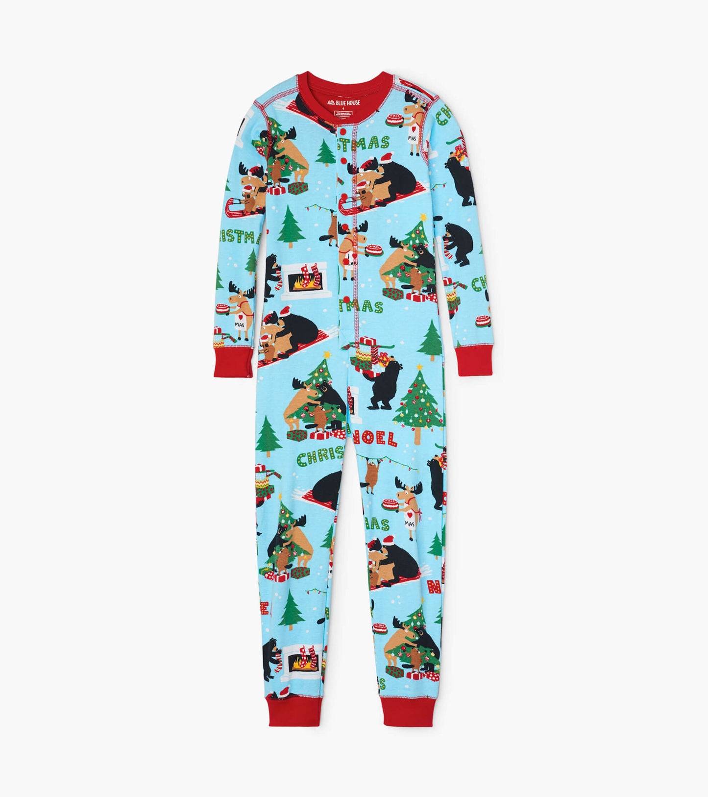 Wild About Christmas Kids Union Suit