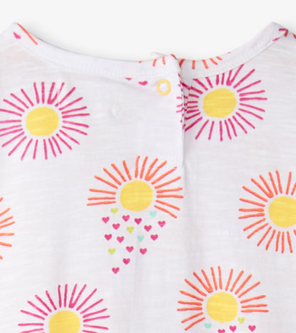 Baby & Toddler Girls Heart Suns Gathered Dress