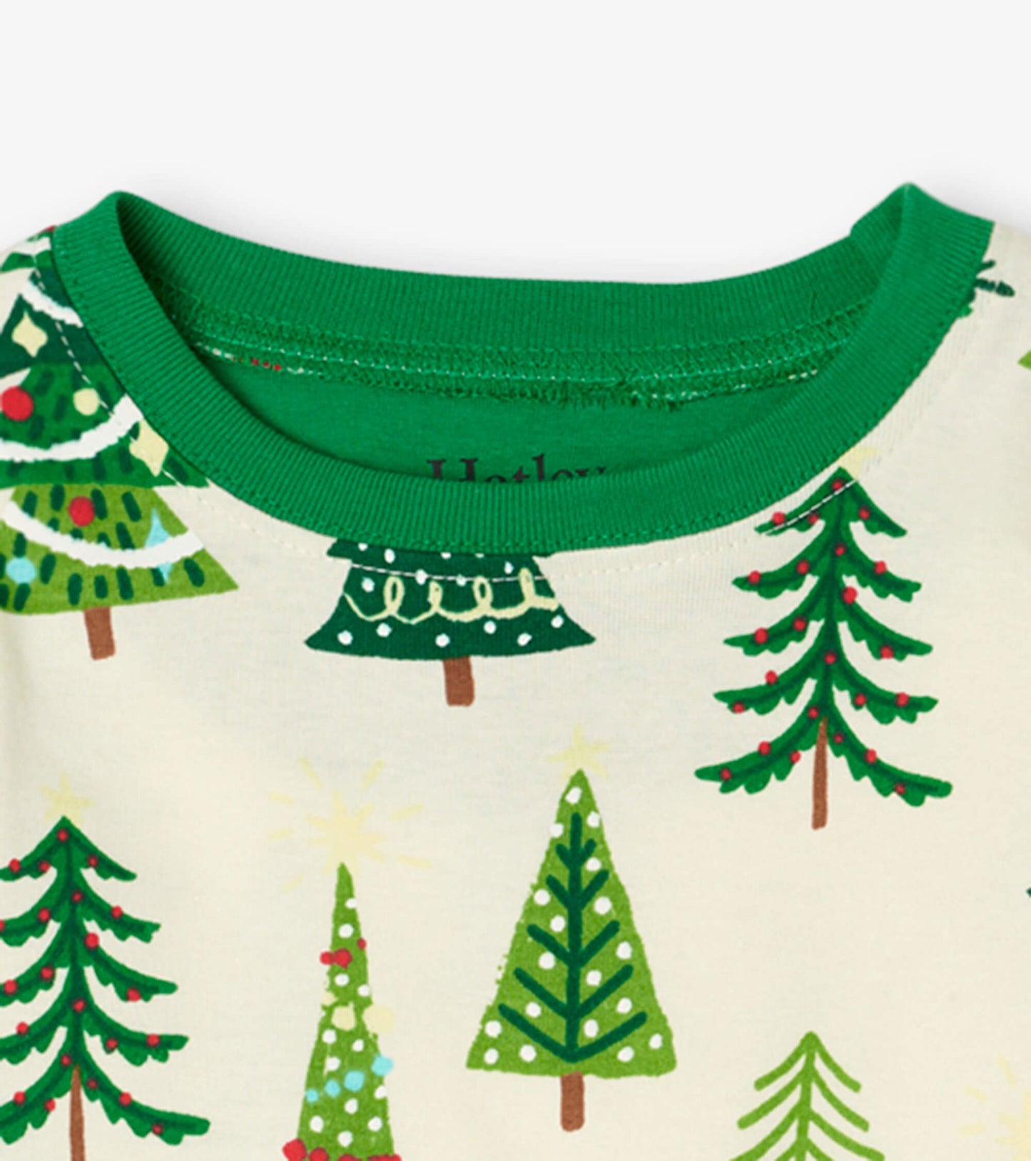 Christmas Tees Glow In The Dark Pajama Set