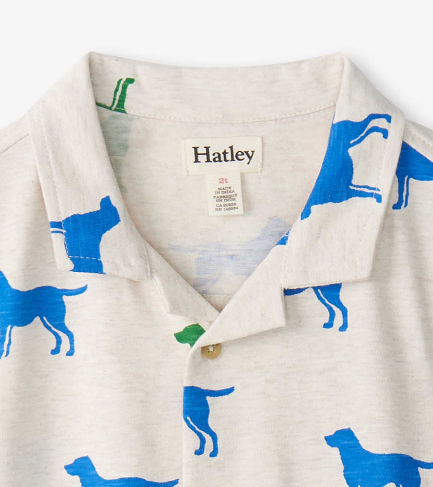 Baby & Toddler Boys Dog Silhouette Jersey Button Down