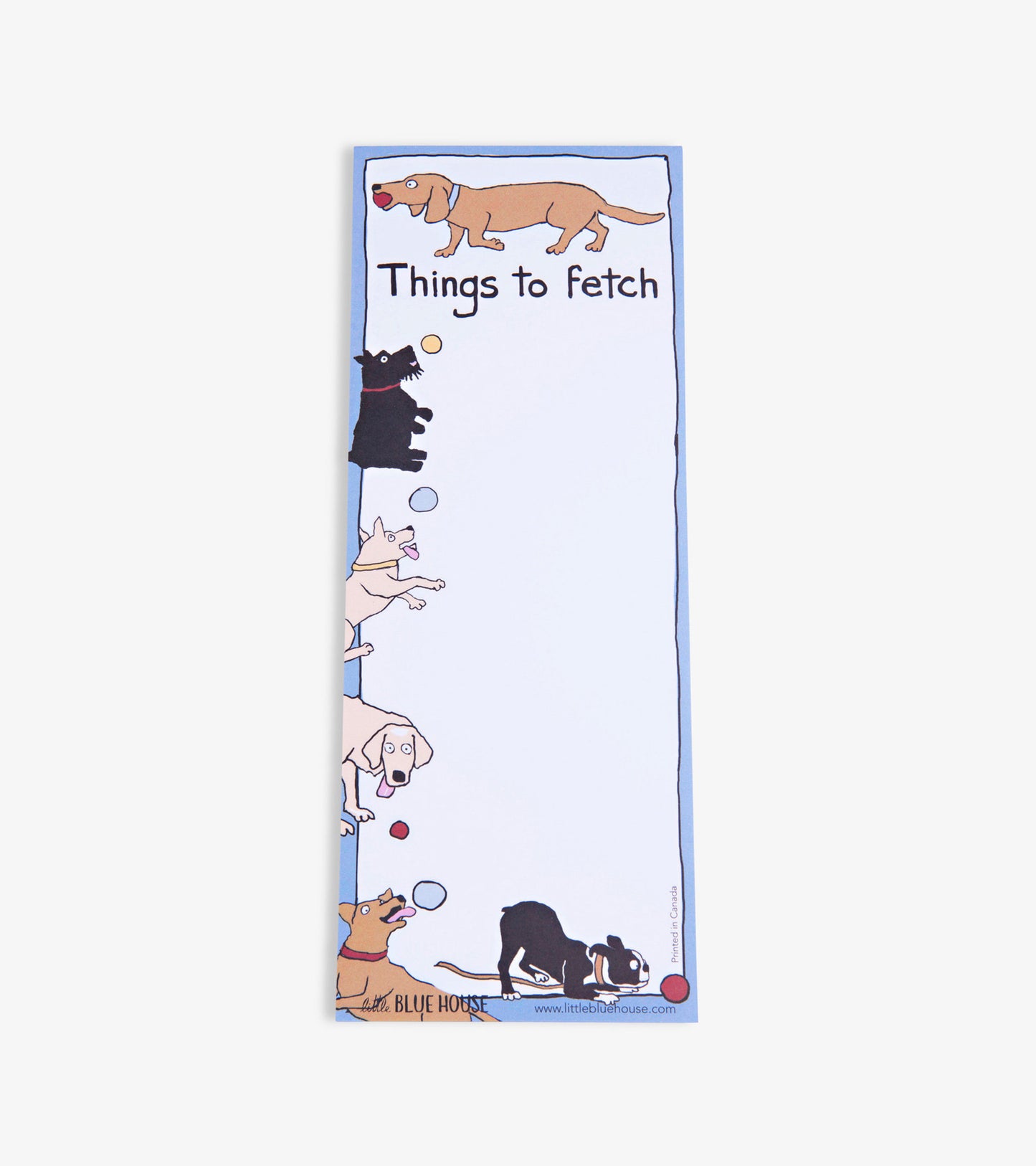 Things To Fetch (Dogs) Magnetic List