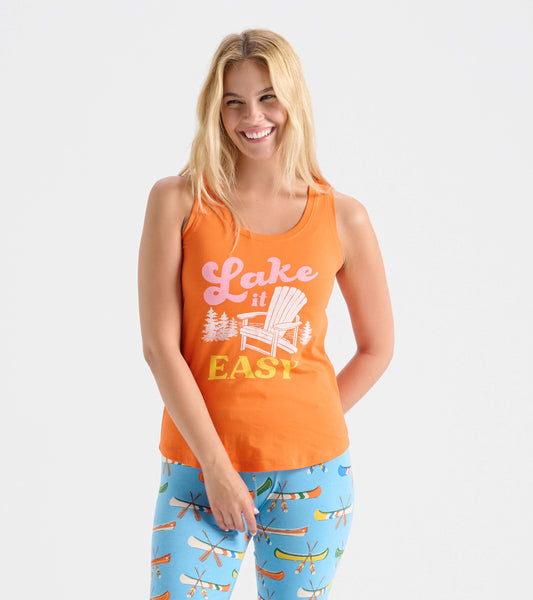 Lake It Easy Women's Pajama Tank