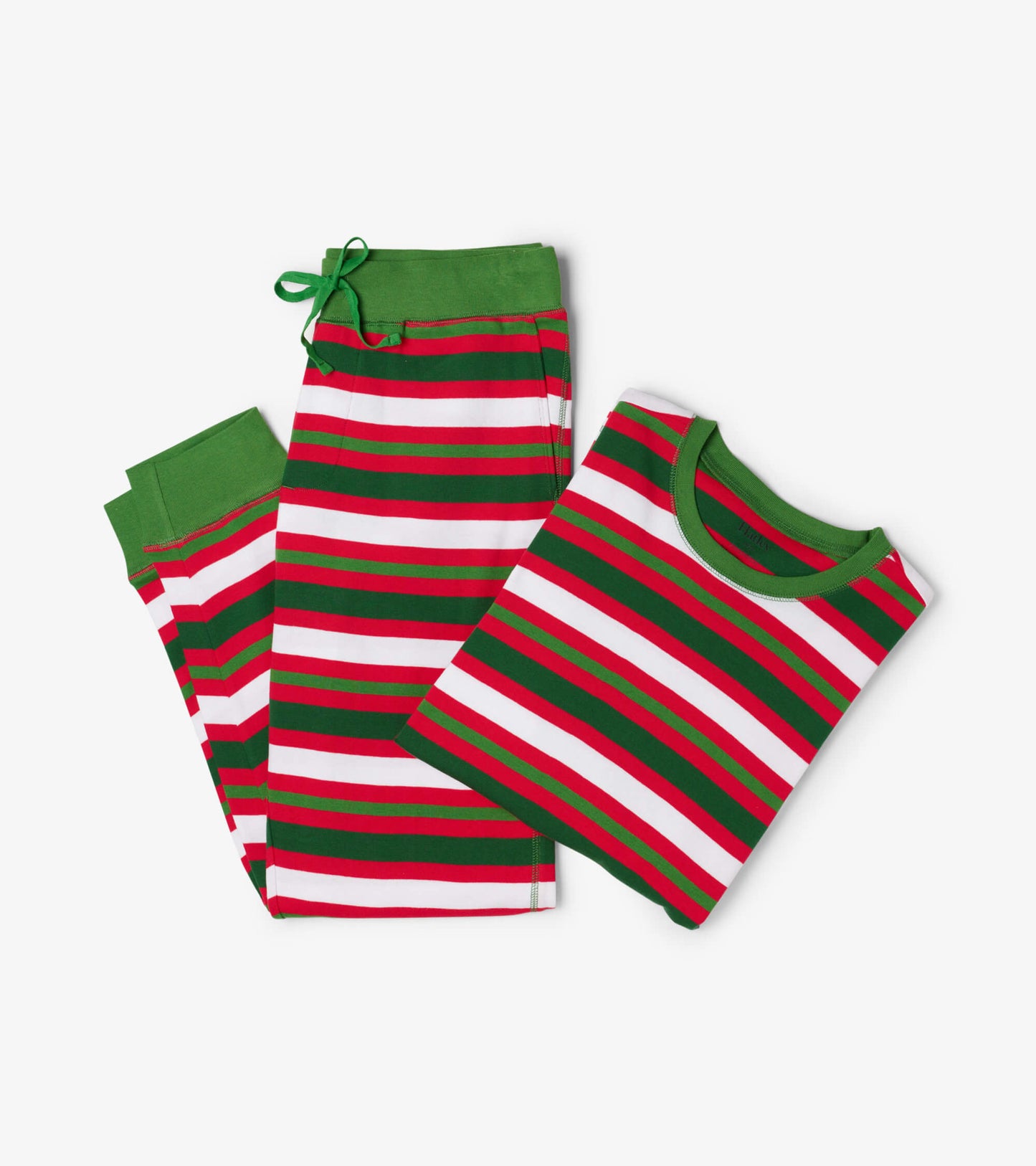 Candy Cane Stripe Men's Pajama Set