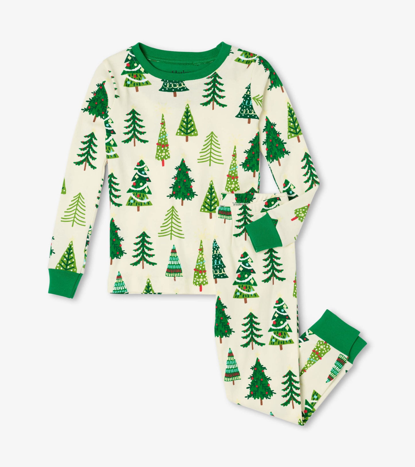 Christmas Tees Glow In The Dark Pajama Set