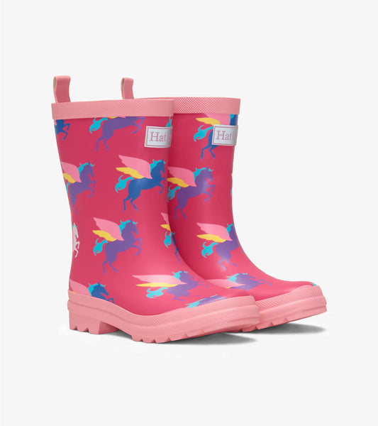 Graphic Pegusus Matte Rain Boots