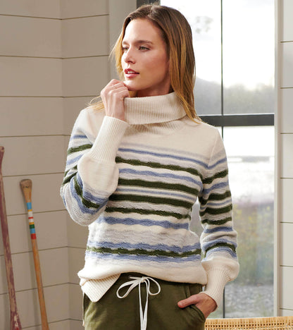 Charlotte Sweater - Textured Stripes